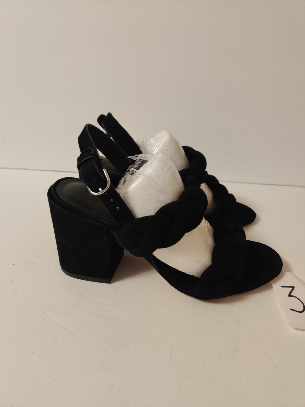Rebecca Minkoff Black Braided Platform Sandals Like New 7.5